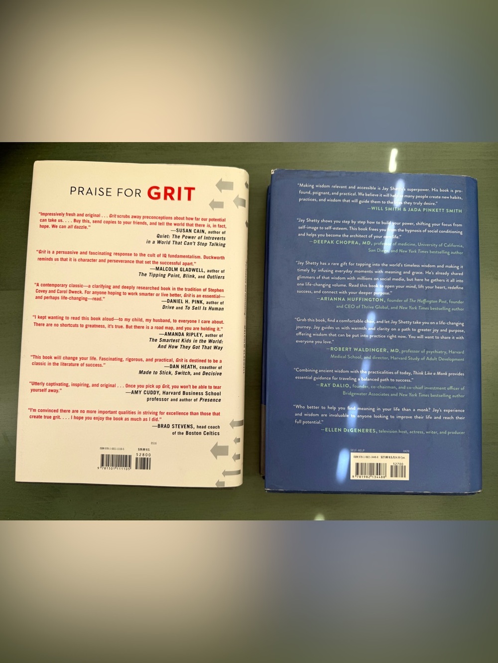 Self Help Book Bundle:Grit + Think Like a Monk Hardcover Motivation Mindset Book - Picture 4 of 8